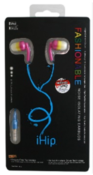 IHIP 4 COLOR EARPHONES BLUE